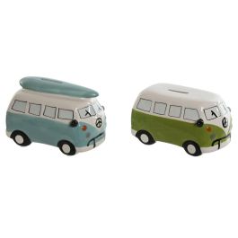 Hucha Kids DKD Home Decor Azul Verde 10 x 11 x 16 cm (2 Unidades) Hucha Kids DKD Home Decor Azul Verde 10 x 11 x 16 cm (2 Unidades)