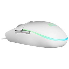 Mars Gaming Ratón Gaming MMGW hasta 3200 DPI RGB Flow Blanco Precisión Total para Gaming