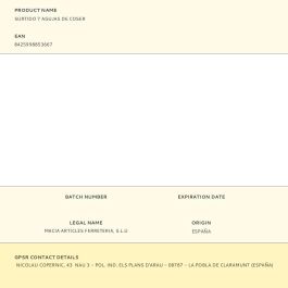 Edm Surtido 7 agujas de coser para tapicerías, cuero, piel, sillería, sacos, felpudos