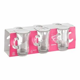 Set de 6 Vasos con Asa de 105 cc Expres - Lav (12 Cajas) Set de 6 Vasos con Asa de 105 cc Expres - Lav (12 Cajas)