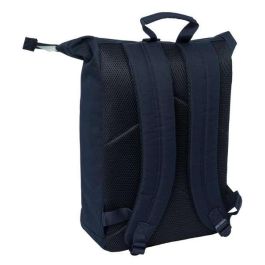 Safta Mochila Solapa Real Madrid 2ª Equipación 25/26 para Portátil 15.6'' (28x42x13cm)
