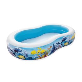 Bestway Piscina Hinchable 2 Camaras Fondo de Mar 262x157x46 cm +3 Años Jardin 54118 Precio: 43.49999973. SKU: B15JTVK5TG