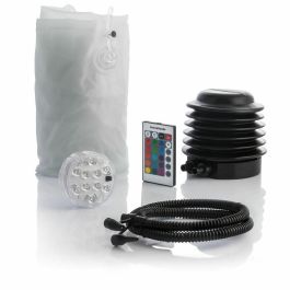 Pack Sillón Hinchable con LED Multicolor y Asiento Hinchable con LED Multicolor y Mando a Distancia InnovaGoods