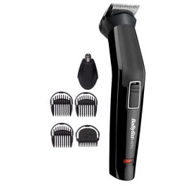 Babyliss Multigroom 6 en 1 mt725e - Cortapelos con cuchillas de acero inoxidable, 34mm, cabezales para barba, naricero y orejero, bolsa y cepillo Precio: 32.49999984. SKU: S7600256