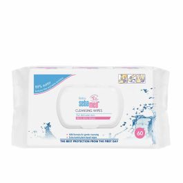 Sebamed Toallitas Húmedas Limpiadoras Bebé Piel Sensible Sin Alcohol Fragancias pH Neutro Antibacterianas Calmantes 60 unidades Precio: 5.89000049. SKU: S05101513