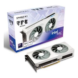 Sparkle Arc B570 Guardian Luna OC Tarjeta Gráfica 10GB GDDR6 Blanca