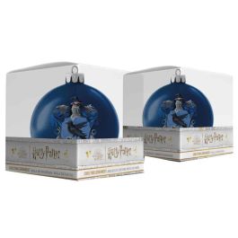 SD TOYS Bola Navidad Harry Potter Ravenclaw Adorno Árbol Decoración Hogwarts 75mm