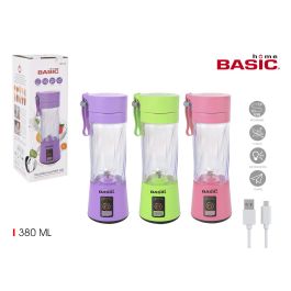 Basic Home Exprimidor Portátil Recargable 420M Basic - Dimensiones: 8.5 cm de ancho x 24.5 cm de alto x 8.5 cm de largo, Peso: 19.42 kg (9 Unidades) Precio: 100.58999951. SKU: B159A5HKAE