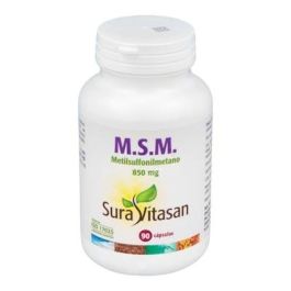 SURA VITASAN Metil Sulfonil Metano MSM 850 mg, Azufre Natural para Tejido Conectivo, Músculos, Piel y Uñas, 90 Cápsulas Precio: 25.4999998. SKU: B1JZDB3MHG