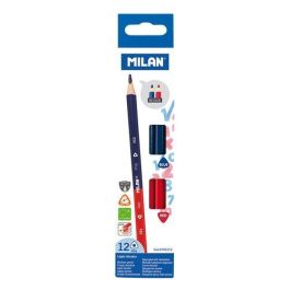 Lapices Milan Bicolor Azul/Rojo Caja De 12 Precio: 2.50000036. SKU: B136N62GAB