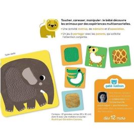 Nathan Animales al Tacto para Bebés - Juego Sensorial Multisensorial con Estimulación Motora y Memoria (+12 Meses)