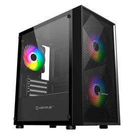 Unykach Caja Gaming Micro ATX MIR B200 Negra con Panel Cristal Templado e Iluminación ARGB, 3 Ventiladores Incluidos Precio: 48.94999945. SKU: B1DYDPFM3P
