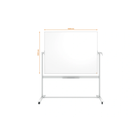 Nobo Pizarra Blanca Magnética Móvil Classic Acero Vitrificado 150x120 cm