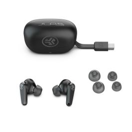 Auriculares Inalámbricos con Estuche de Carga JLab IEUEBGOPODSRBLK124 Negro