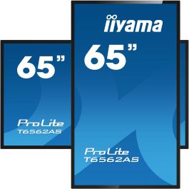 iiyama T6562AS-B1 Monitor Táctil 65" 4K Ultra HD LED 3840 x 2160 8ms IPS 16:9 Pantalla Profesional Negro