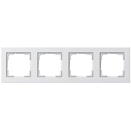 GIRA 021422 E2 Marco para mecanismos 4 módulos blanco mate termoplástico Precio: 35.9975. SKU: B1CQ44245T