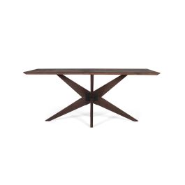 Giner y Colomer Mesa de Comedor Rectangular en Madera de Mango Wengue 180 cm Precio: 992.1879. SKU: B18CJW96KE