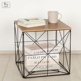 Perchero Max Home Hierro Madera MDF (4 Unidades)