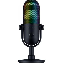 Razer Seiren V3 Chroma Micrófono USB Tipo C para Tableta Negro con Retroiluminación LED, 24 bit/96 kHz, Supercardioide