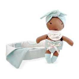 Muñecas primera infancia bb negrita capazo aguamar ref: 11303-24 28 cm Muñecas primera infancia bb negrita capazo aguamar ref: 11303-24 28 cm