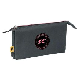 Portatodo Triple Kings League Kunisport Gris 22 x 12 x 3 cm