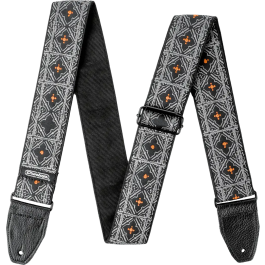 Dunlop Correa Guitarra Bajo Jacquard Riad Diseño Artístico Resistente Cuero