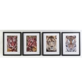 DKD Home Decor Cuadro Colonial de Poliestireno Multicolor Surtido 'Salvaje' 45x35 cm - Pack de 4 Unidades Aleatorias Precio: 20.32074. SKU: B1JAYCHKQT