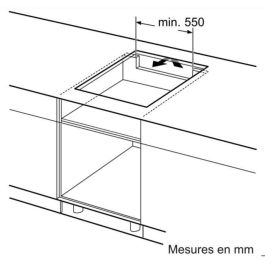 Bosch Placa de inducción Serie 2 PUC611AA5E, 3 quemadores, 52,2 x 59,2 x 5,1 cm, Negro