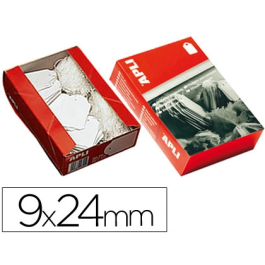 Apli Etiquetas Colgantes 384 9x24 mm Caja 1000 Unidades Blancas Precio: 14.49999991. SKU: BIX00384