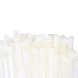 Edm Bridas de Nylon Natural 4,6 x 200 mm - Bolsa de 100 Unidades