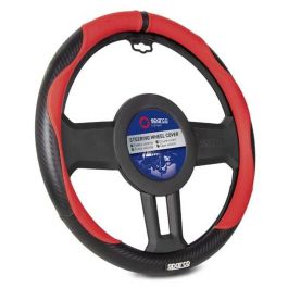 Sparco SPCS128RS Funda Volante Universal Rojo PVC y Caucho Elástico Duradero para Volantes de 37-38 cm. Agarre Cómodo, Antidesvanecimiento Precio: 20.50000029. SKU: S37113336