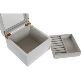 DKD Home Decor Joyero Tradicional Blanco 16 x 10 x 15 cm