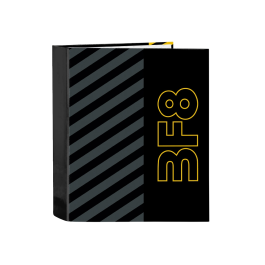Carpeta de anillas BlackFit8 Zone Negro A4 27 x 33 x 6 cm Precio: 5.50000055. SKU: B1KNEBY32E