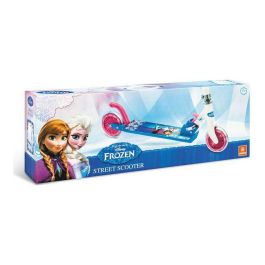 Mondo Scooter plegable de 2 ruedas Disney La Reina de la Nieve - Manillar ajustable, peso máx 50 Kg, para niña a partir de 3 años