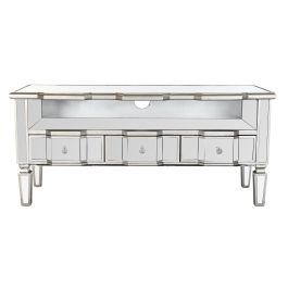 Mueble Tv Glam DKD Home Decor Plateado 45 x 50 x 112 cm Mueble Tv Glam DKD Home Decor Plateado 45 x 50 x 112 cm