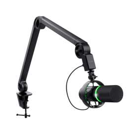 Trust GXT 255+ Onyx Micrófono USB para PC con Patrón Cardioide, Filtro Antipop, LED, 24-bit/96 kHz, Negro - 24354