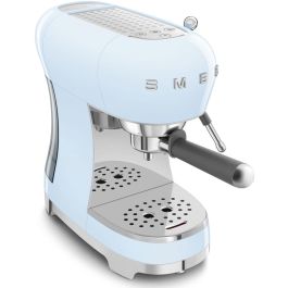 SMEG ECF02PBEU Máquina de Café Espresso de Bomba - Estilo Retro Azul Pastel