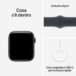 Apple Watch SE 3 GPS 44 mm Midnight Aluminio Smartwatch con Pantalla Retina LTPO OLED y Sensores de Salud