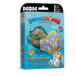 My Other Me Mask-4 6-9 Y Super Zings Mascarilla Higiénica Premium Talla 4 a 6 años