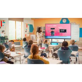 AVOCOR AVS-7510 Pantalla Interactiva Táctil S-Series 75'' 4K UHD IR LED, 3xHDMI, VGA, 3xUSB, Android 13