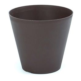 Plastiken Cono de Inyección Tes Color Bronce Ø22x20cm 6L Maceta Polipropileno