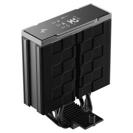 DeepCool AK400 G2 DIGITAL NYX - Refrigerador de aire para CPU con pantalla LCD, 120mm, 4 Heat Pipes, Ventilador PWM, Negro, Compatible con Intel y AMD