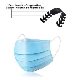 Trasnuca Plástico Negro DAM ED0050C00 - Soporte para Mascarilla