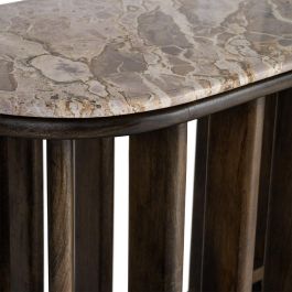 Consola Madera-Mármol Salón 160 X 40 X 76 cm