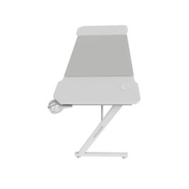 Mars Gaming Mesa Gaming MGD-X140W Blanca 140x60cm con Alfombrilla XXL y Soporte para Auriculares