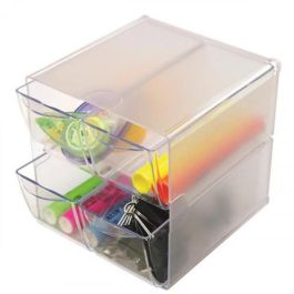Deflecto 350301 Organizador Modular con Cuatro Cajones Transparente de Poliestireno Apilable 16,5x7x7 Precio: 24.50000014. SKU: B1HH3W7R2G