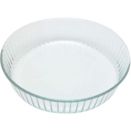 Pyrex Molde Tarta Ondulado Cook&Enjoy Vidrio Borosilicato Apto Horno Microondas Lavavajillas 27x27x6 cm Transparente