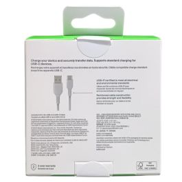 Belkin CAB001BT3MWH Cable USB-A a USB-C 3m Blanco