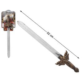 Espada Decorativa Guerrera 58 cm con Empuñadura de Águila en Bronce para Fiestas Medievales Precio: 1.49999949. SKU: S1127466