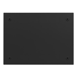 Lanberg Armario de Red Rack de Pared 19 pulgadas 4U Negro, Puerta Metálica con Cerradura, Carga 60kg, 540x200mm para equipos de red